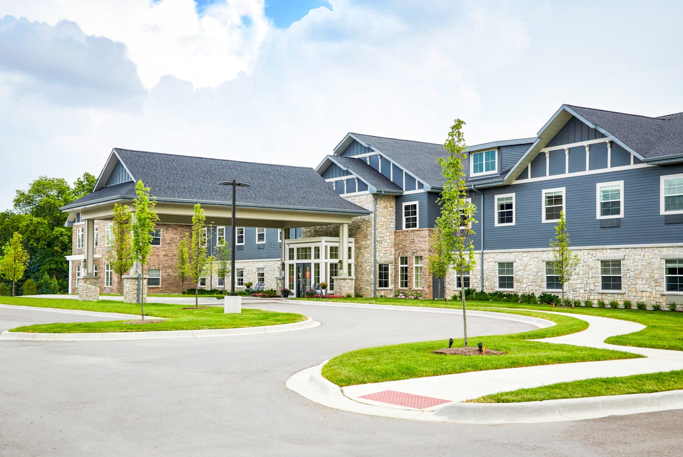 Provision Living at East Lansing community exterior