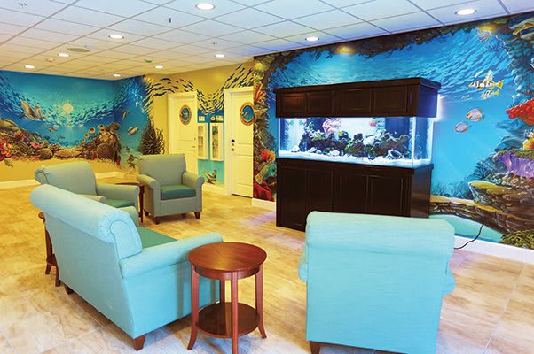 Palm Bay Memory Care indoor common area