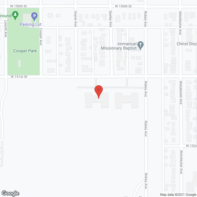 Harvey Senior Housing in google map