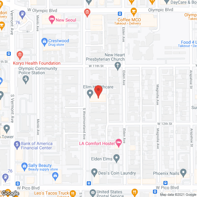 Elim Silvertown in google map