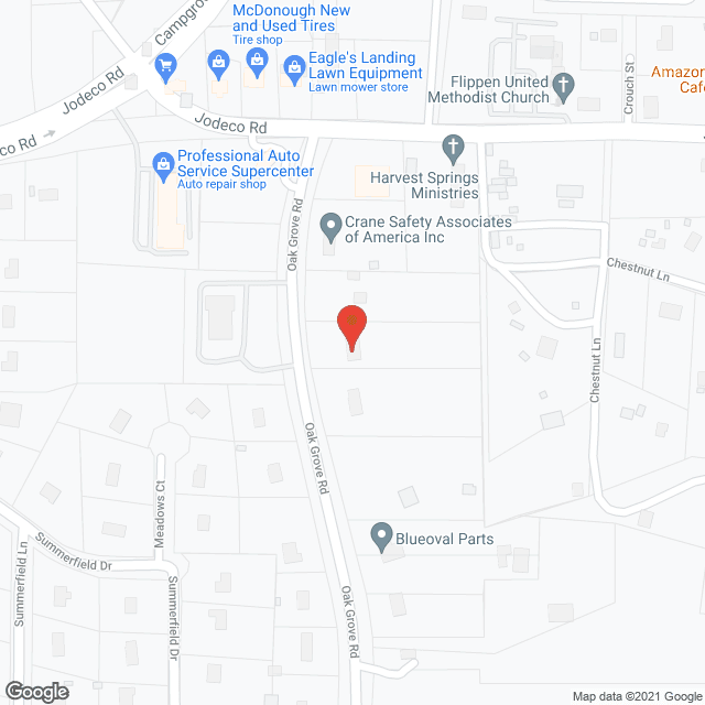 Oak Grove Home in google map