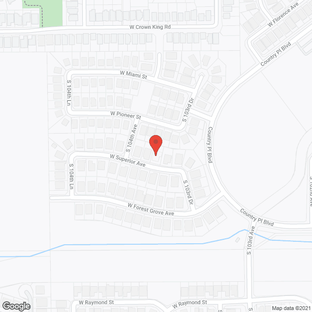 Tolleson Arizona Health Care in google map