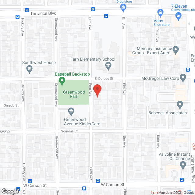 South Bay Villa in google map