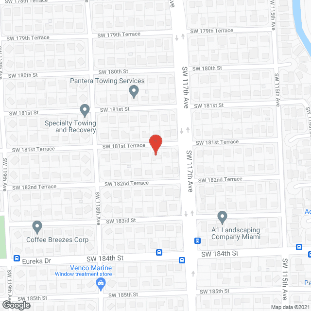 South Miami Heights in google map