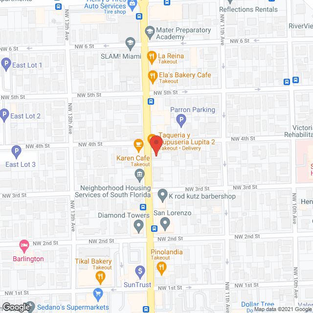 Orange House in google map
