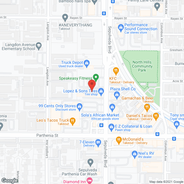 Vista Apartments in google map