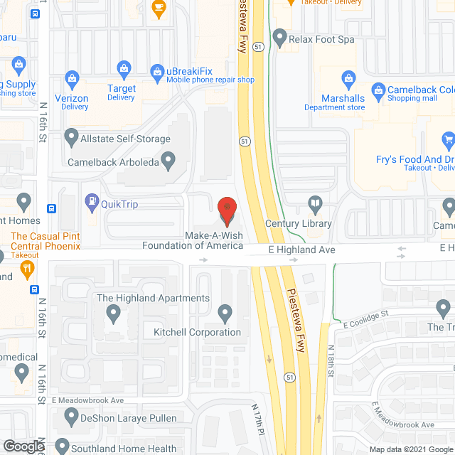 BrightStar Care Phoenix, AZ in google map