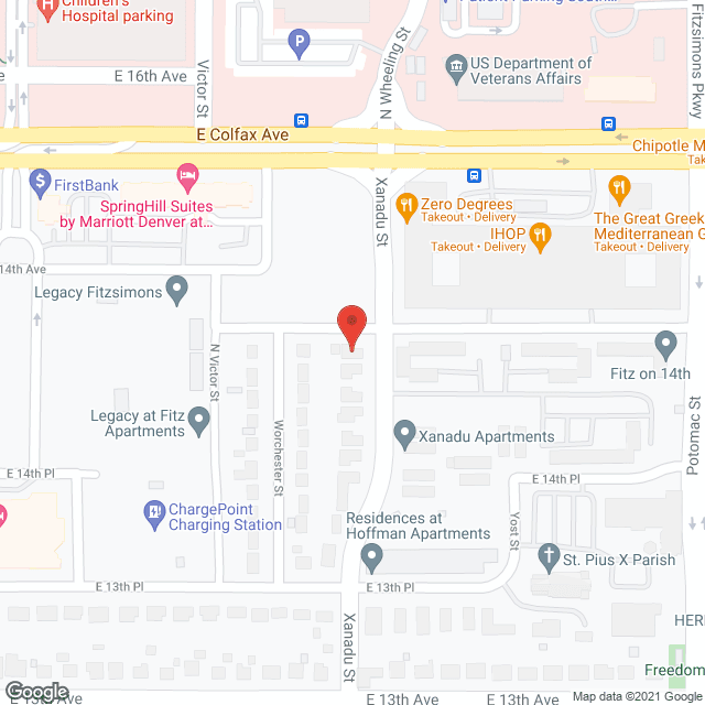 Xanadu Assisted Living in google map