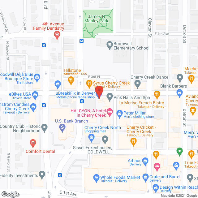 Home Care Assistance in google map