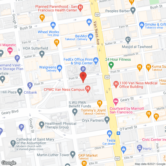The Sterling of San Francisco in google map