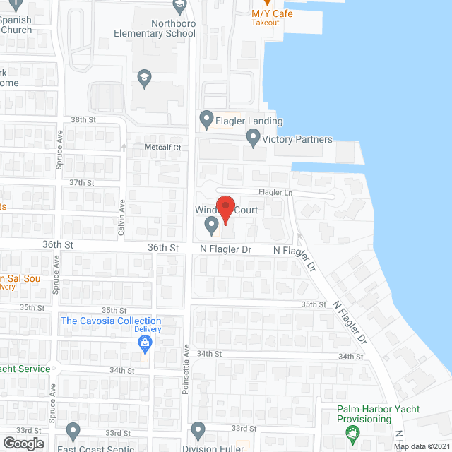Windsor Court in google map