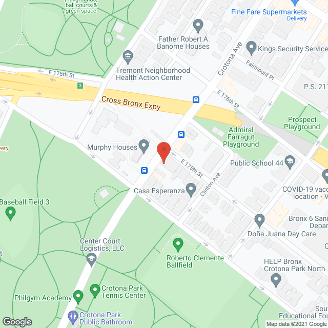 Vista Ridge of The Bronx in google map