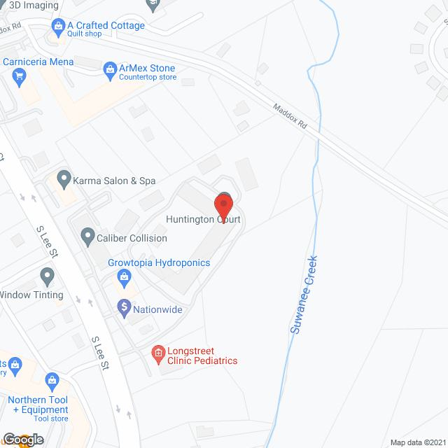 Huntington Court in google map