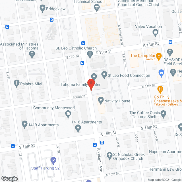 Catholic Community Svc in google map
