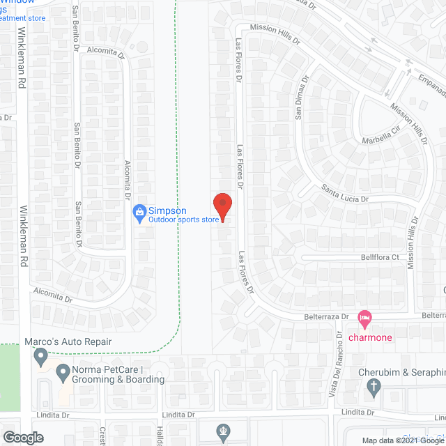 Class Home Health in google map