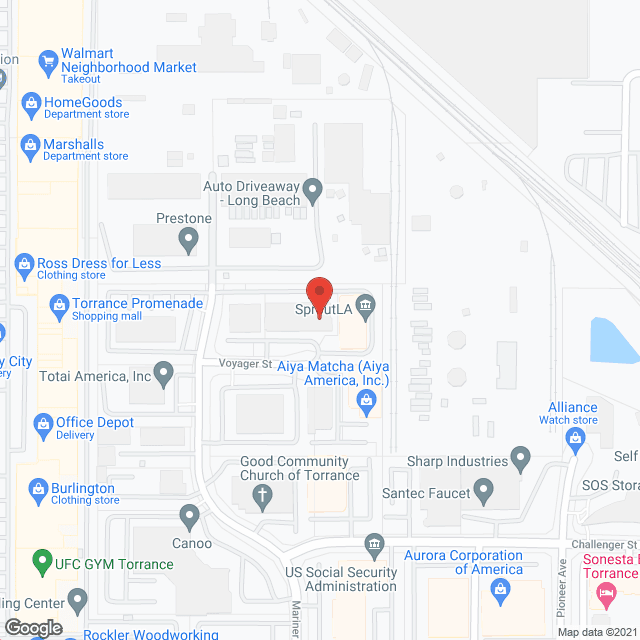 Accent Care - Torrance in google map