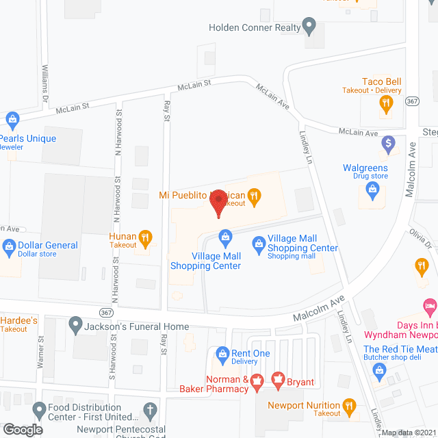 Newport Hospital Home Health in google map