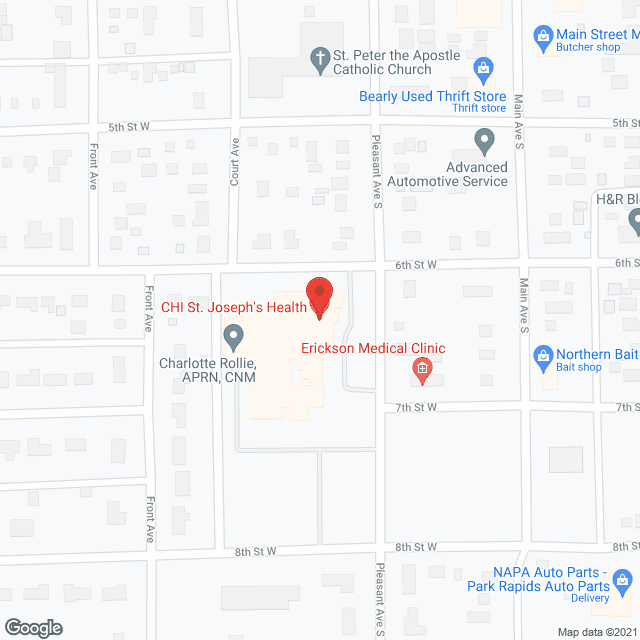 St Joseph's Area Health Svc in google map