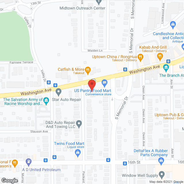 Racine Residential Care in google map
