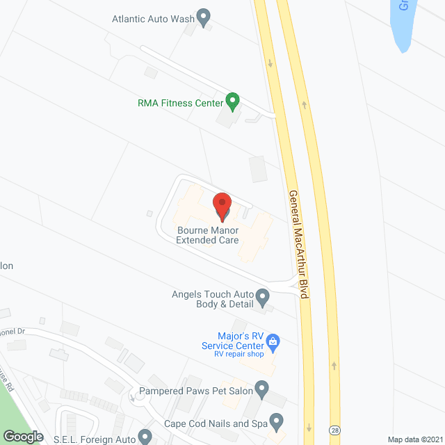 Bourne Manor in google map