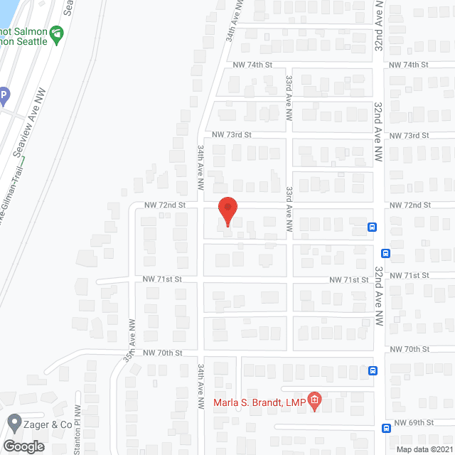 Ballard Sunset Hill Adult Home in google map