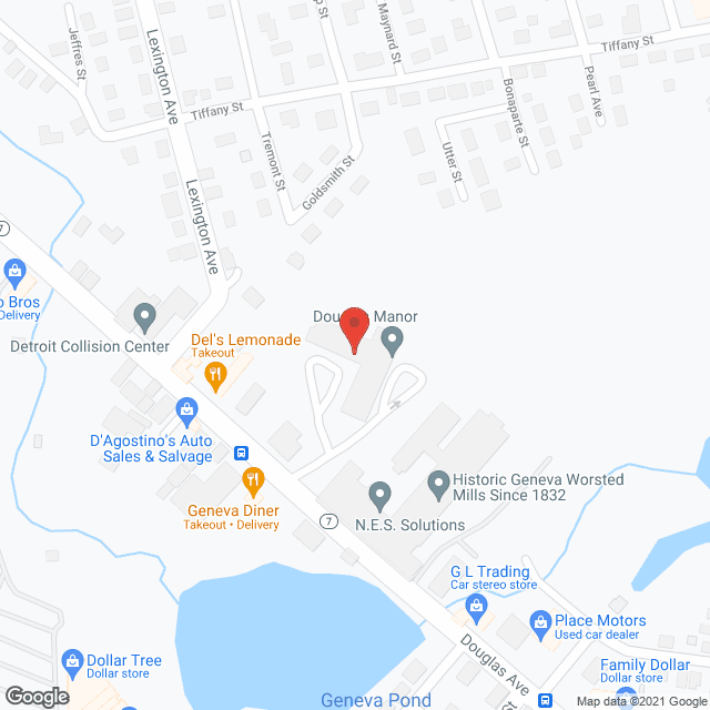 Douglas Mansion in google map