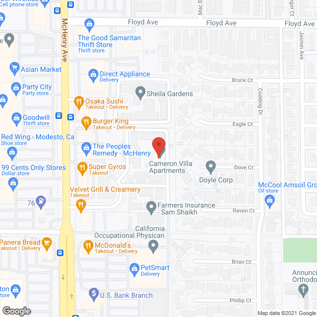 Cameron Villa Apartments in google map