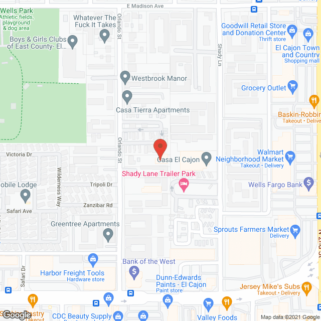 Orlando Residential Care in google map