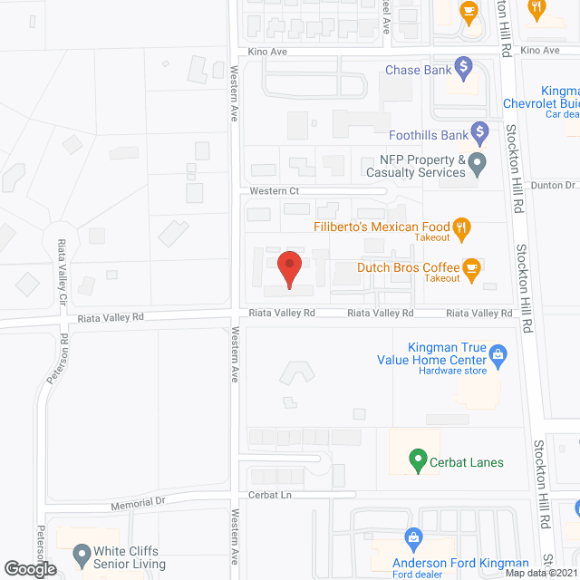 Amy Neal Retirement Ctr in google map
