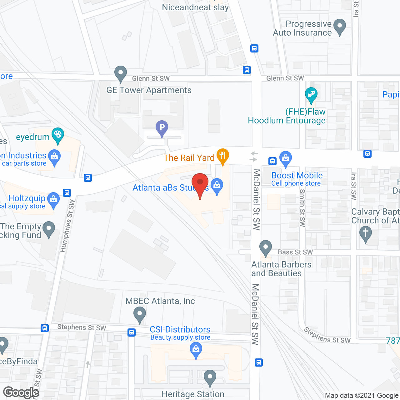 Right at Home - Atlanta Central in google map