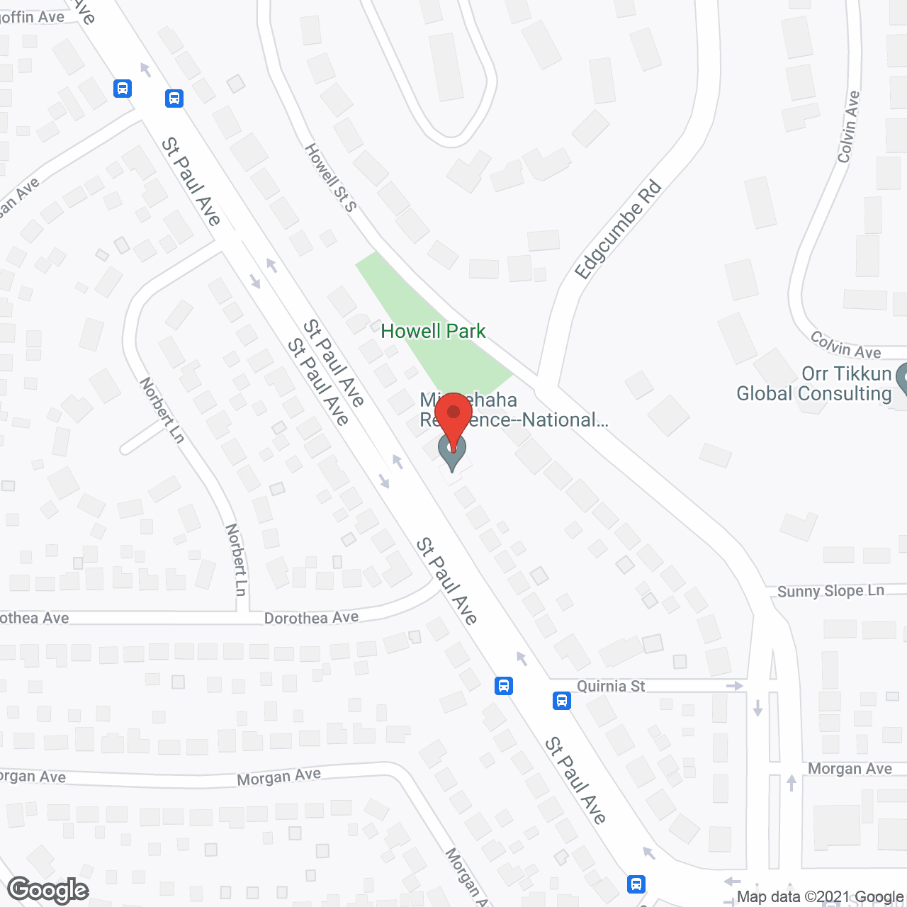 Peaceful Home Assisted Living in google map