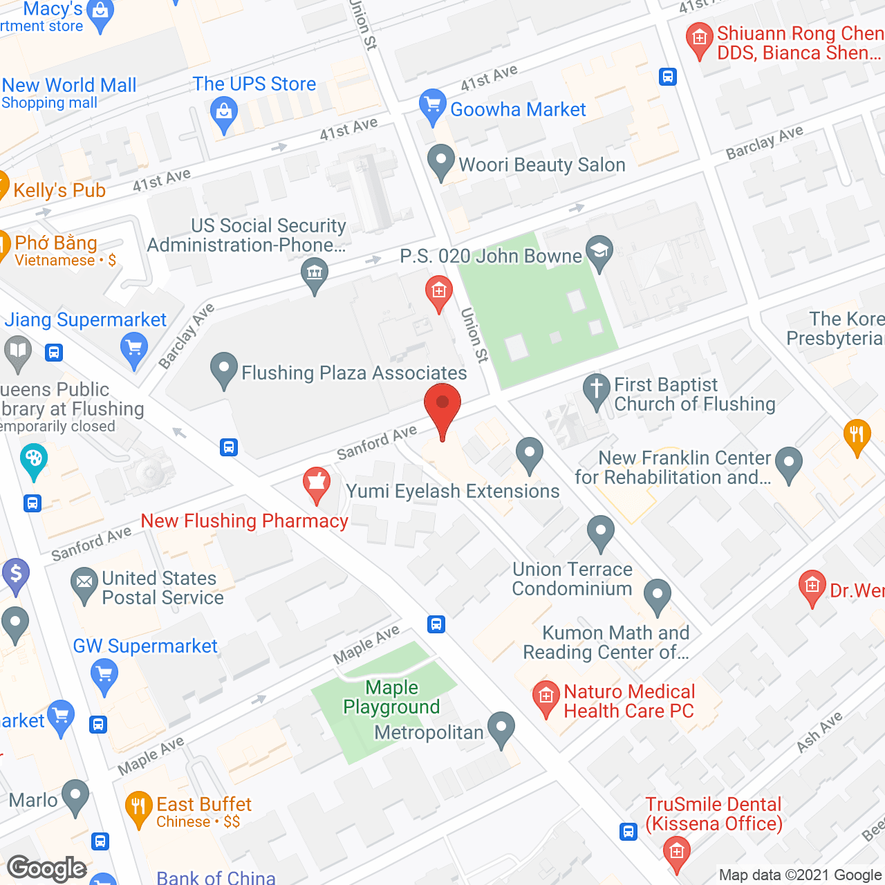 Sanford Home in google map
