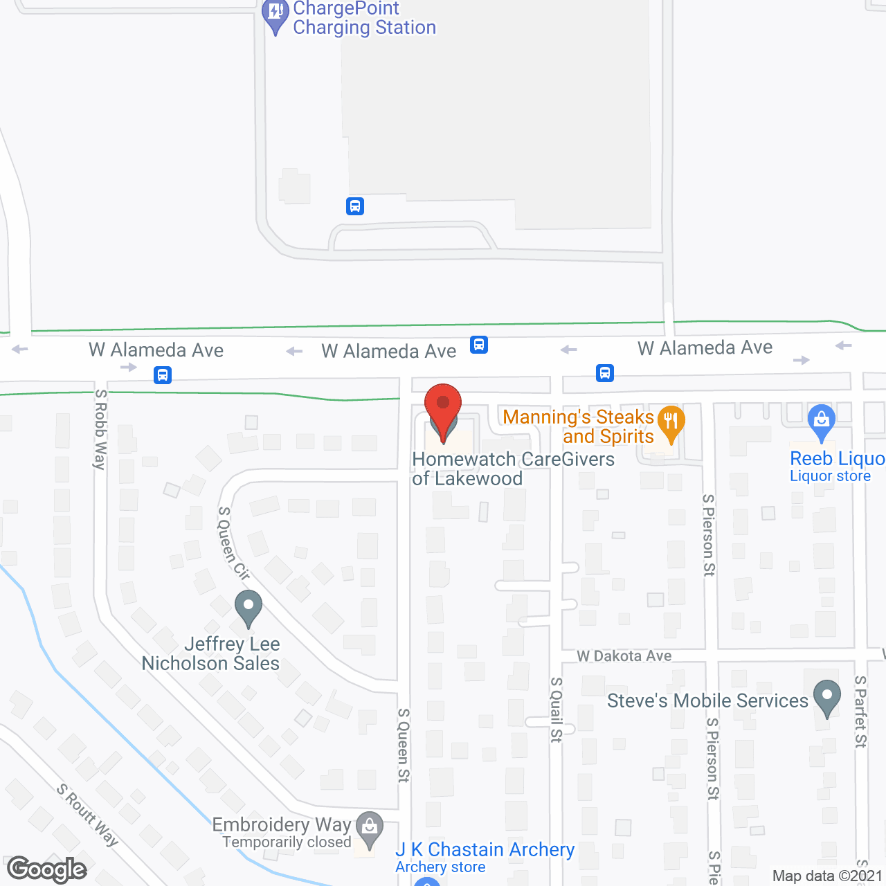Homewatch CareGivers of Lakewood, CO in google map