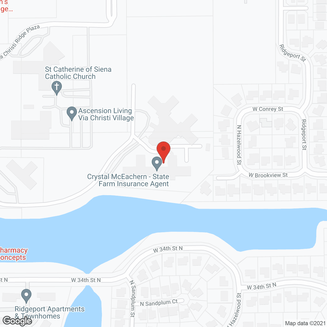 Cornerstone Ridge Plaza in google map