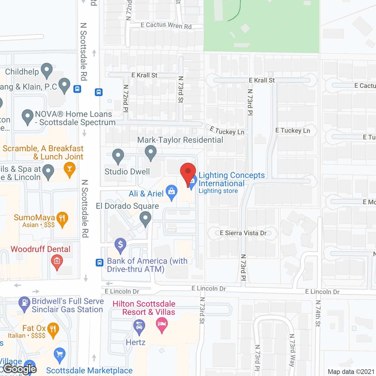 Essential Care Arizona in google map
