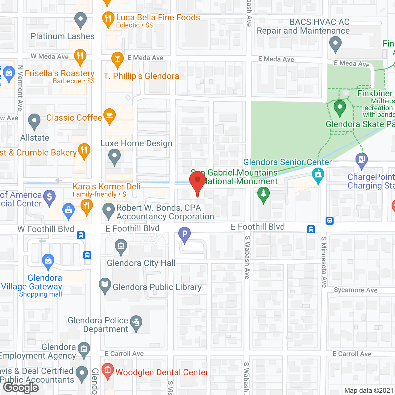 Visiting Angels Glendora in google map