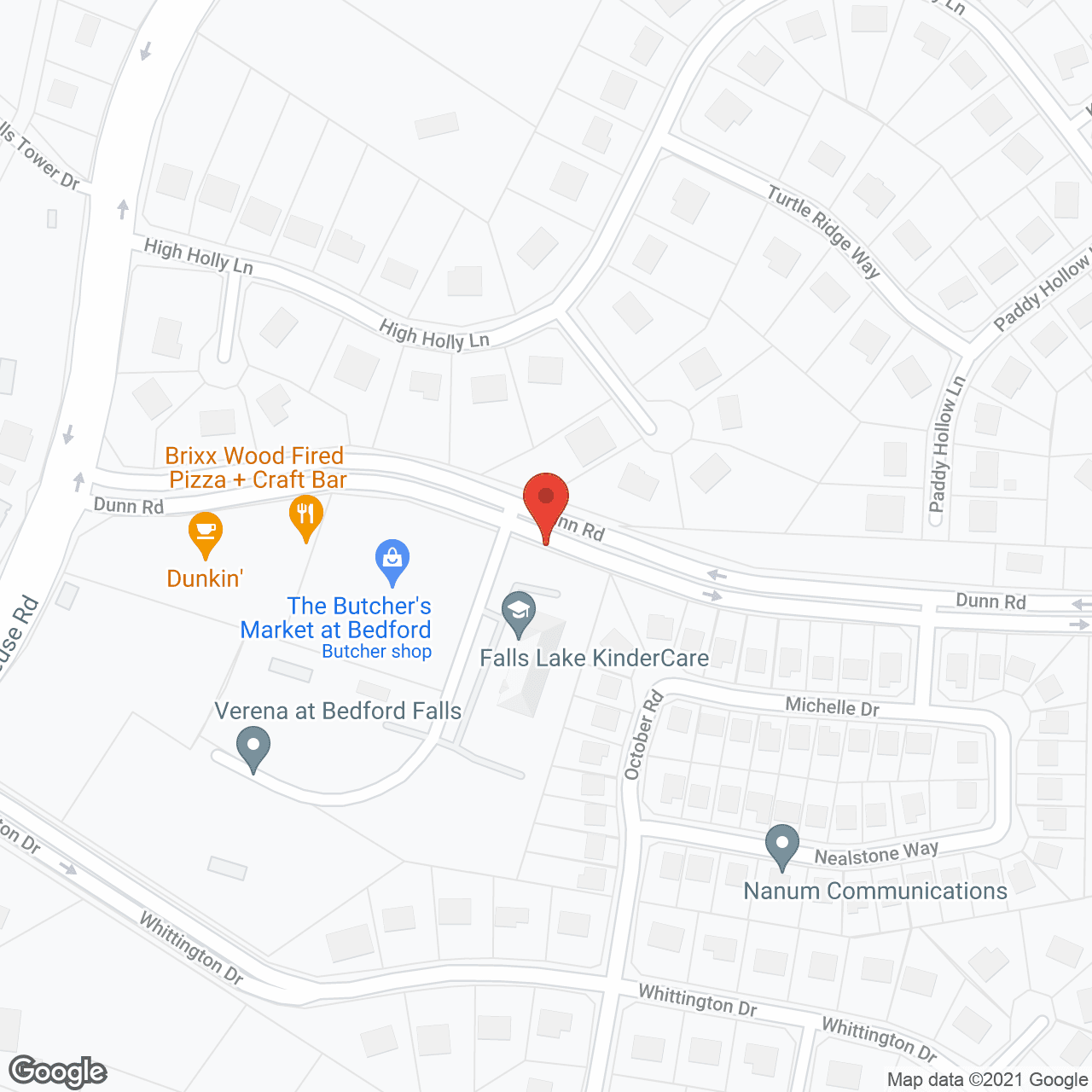 Verena at Bedford Falls in google map