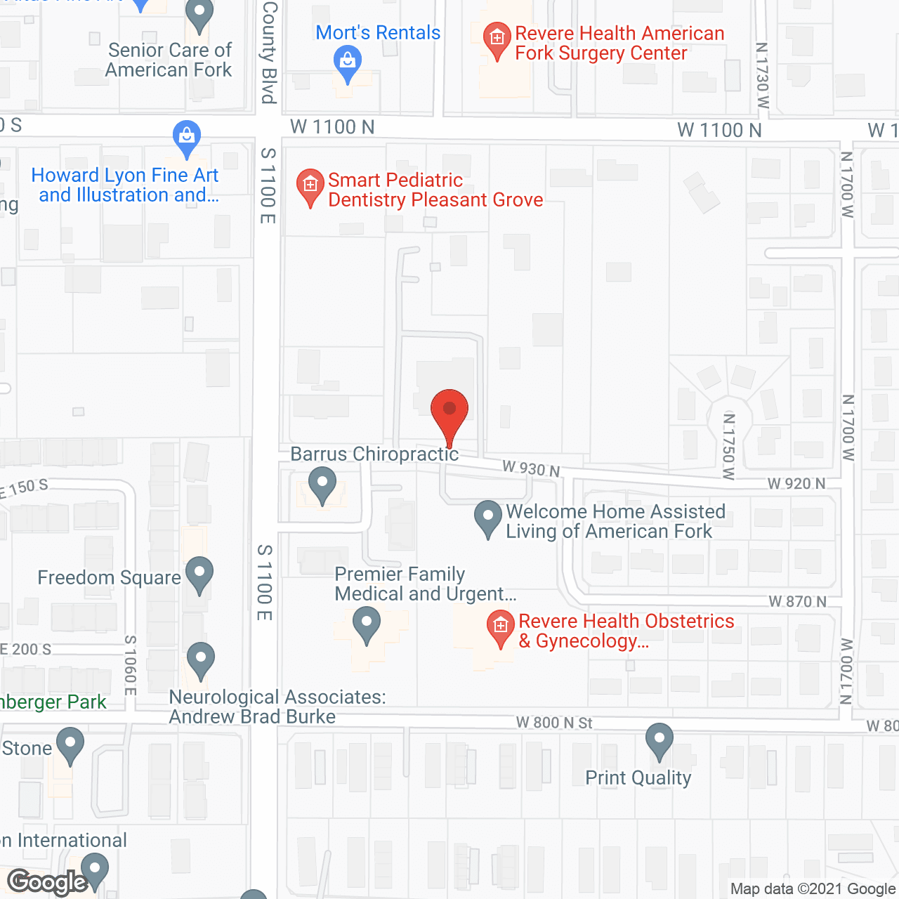 Welcome Home Assisted Living of American Fork in google map