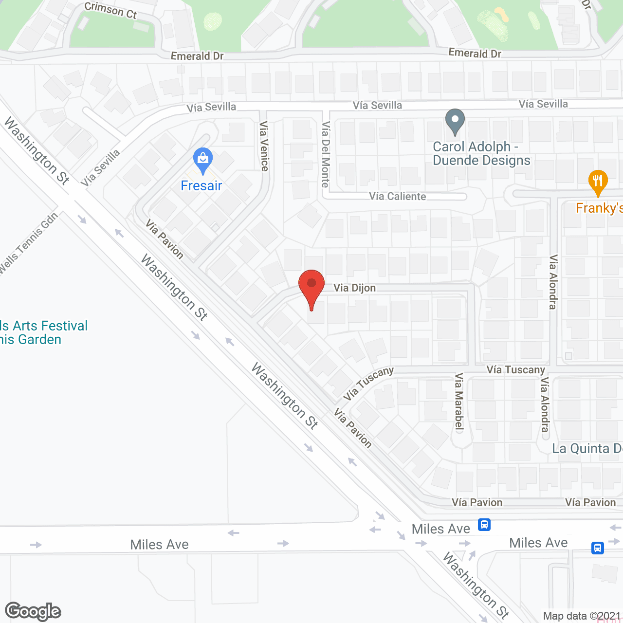 Del Oro Residential Care Facility for the Elderly in google map
