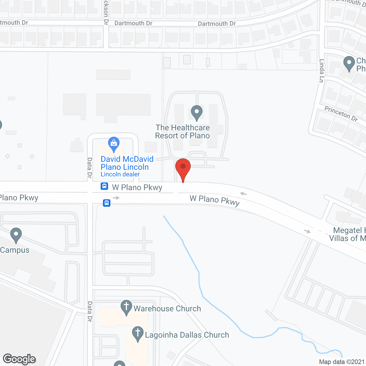 The Healthcare Resort of Plano in google map