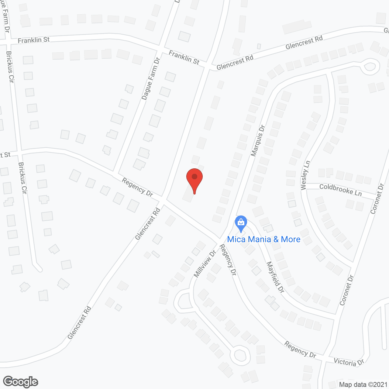 Glencrest Manor in google map