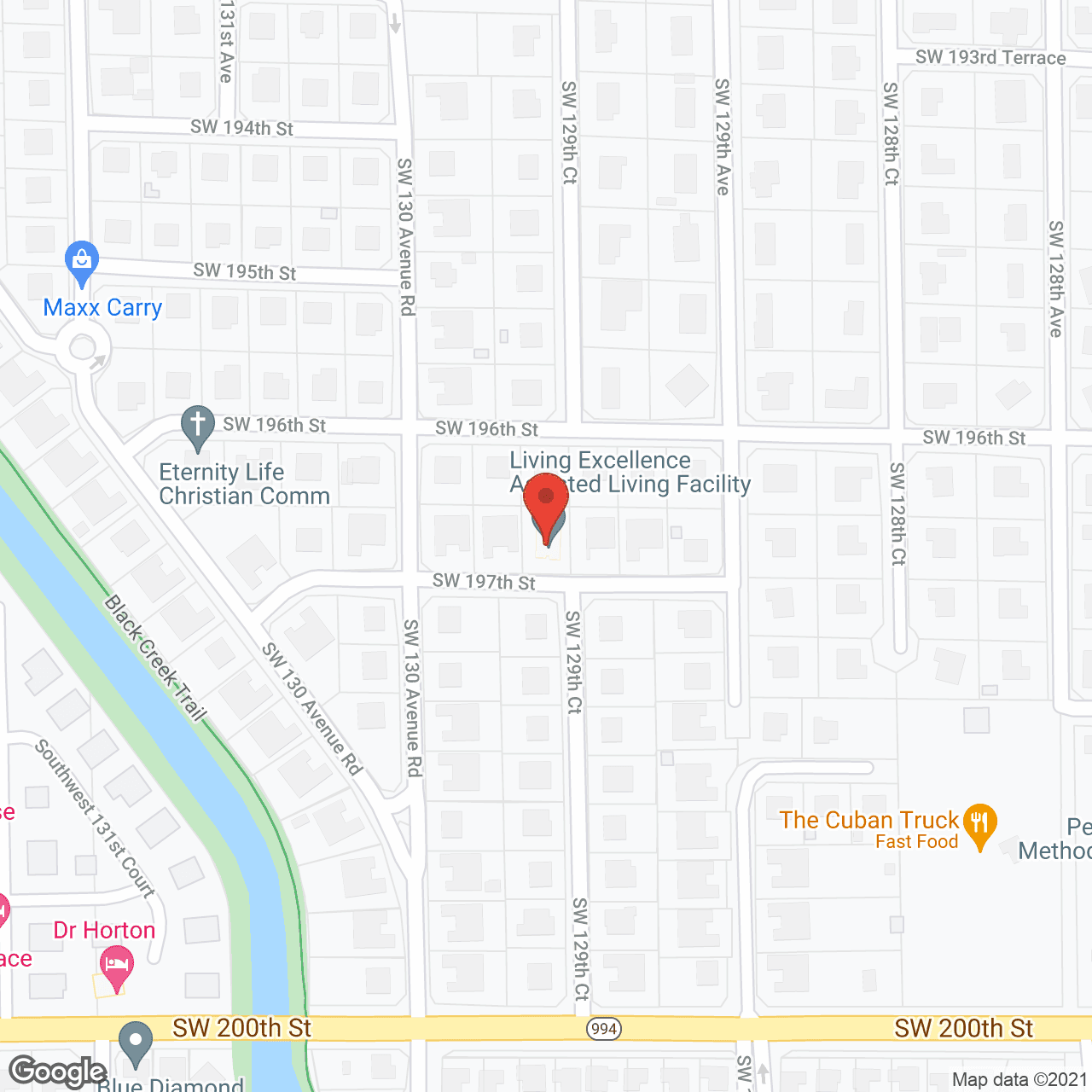 Living Excellence Group Home of Miami in google map