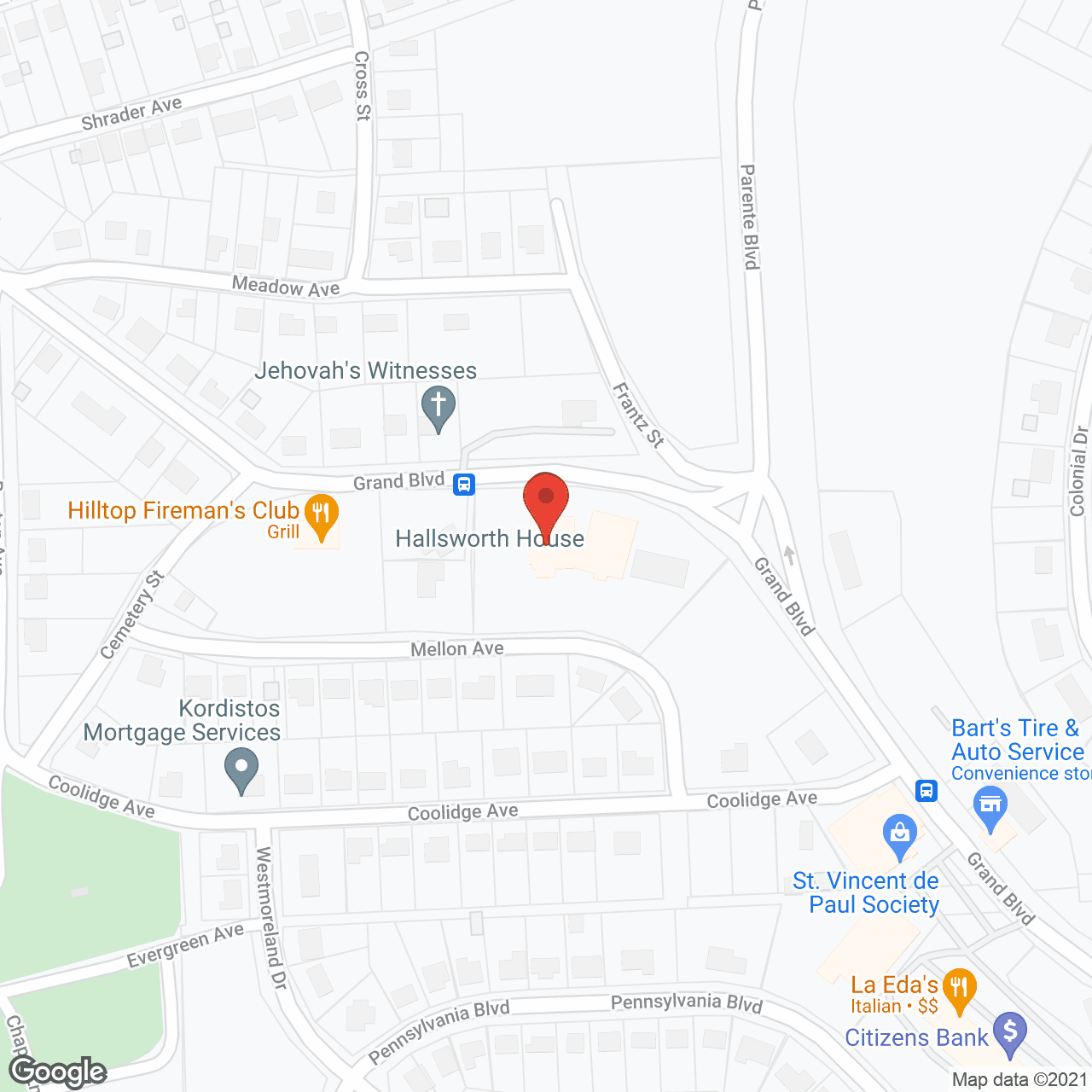 Hallsworth House in google map