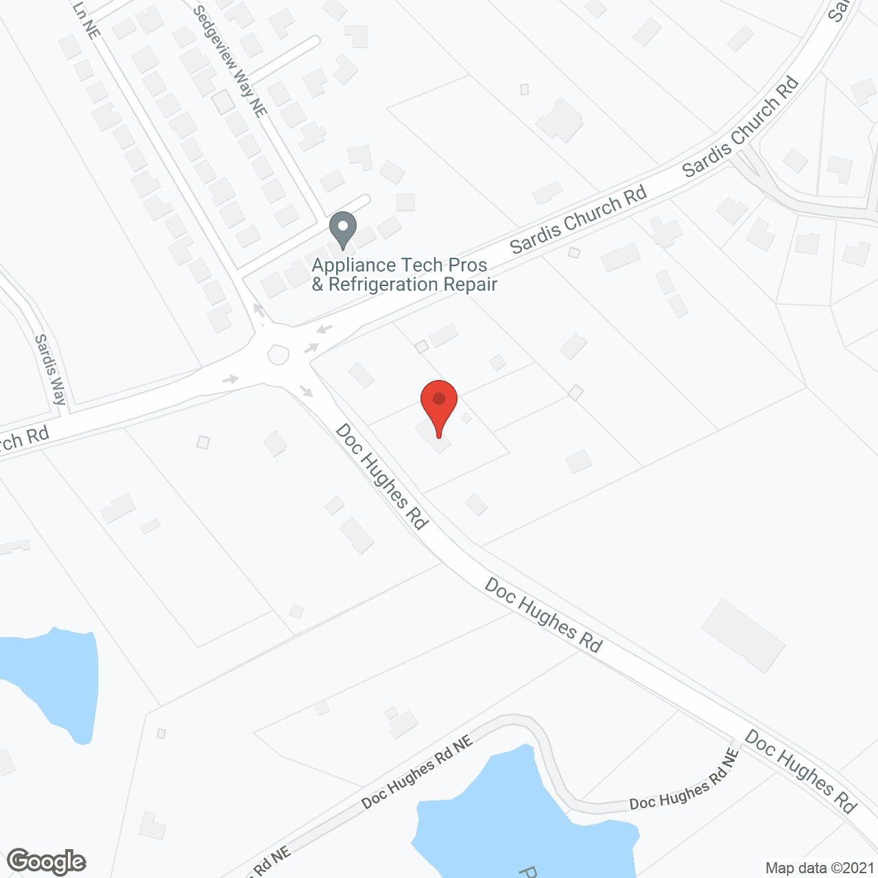 Hamilton Mill Personal Care Home in google map