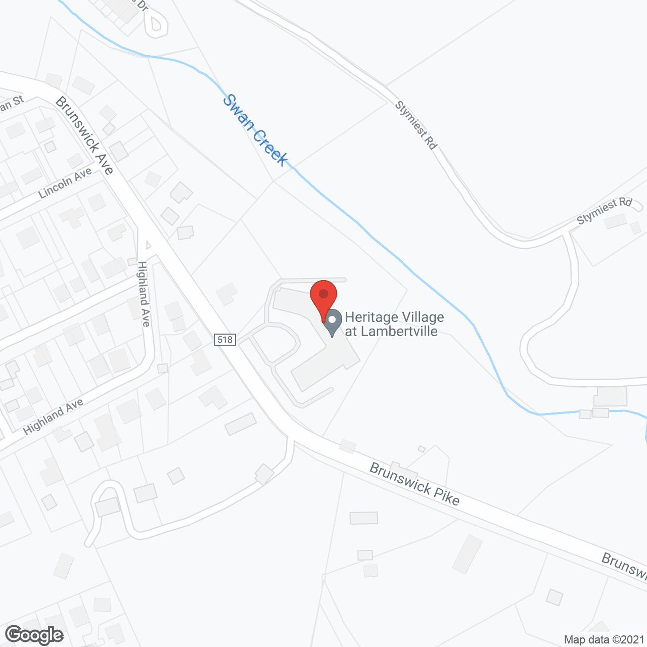 Heritage Village at Lambertville in google map