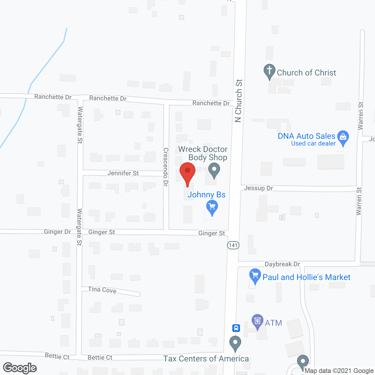 Christopher Homes of Jonesboro in google map