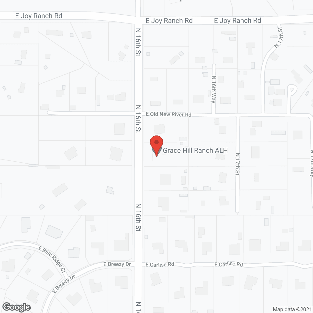 Grace Hill Adult Care in google map