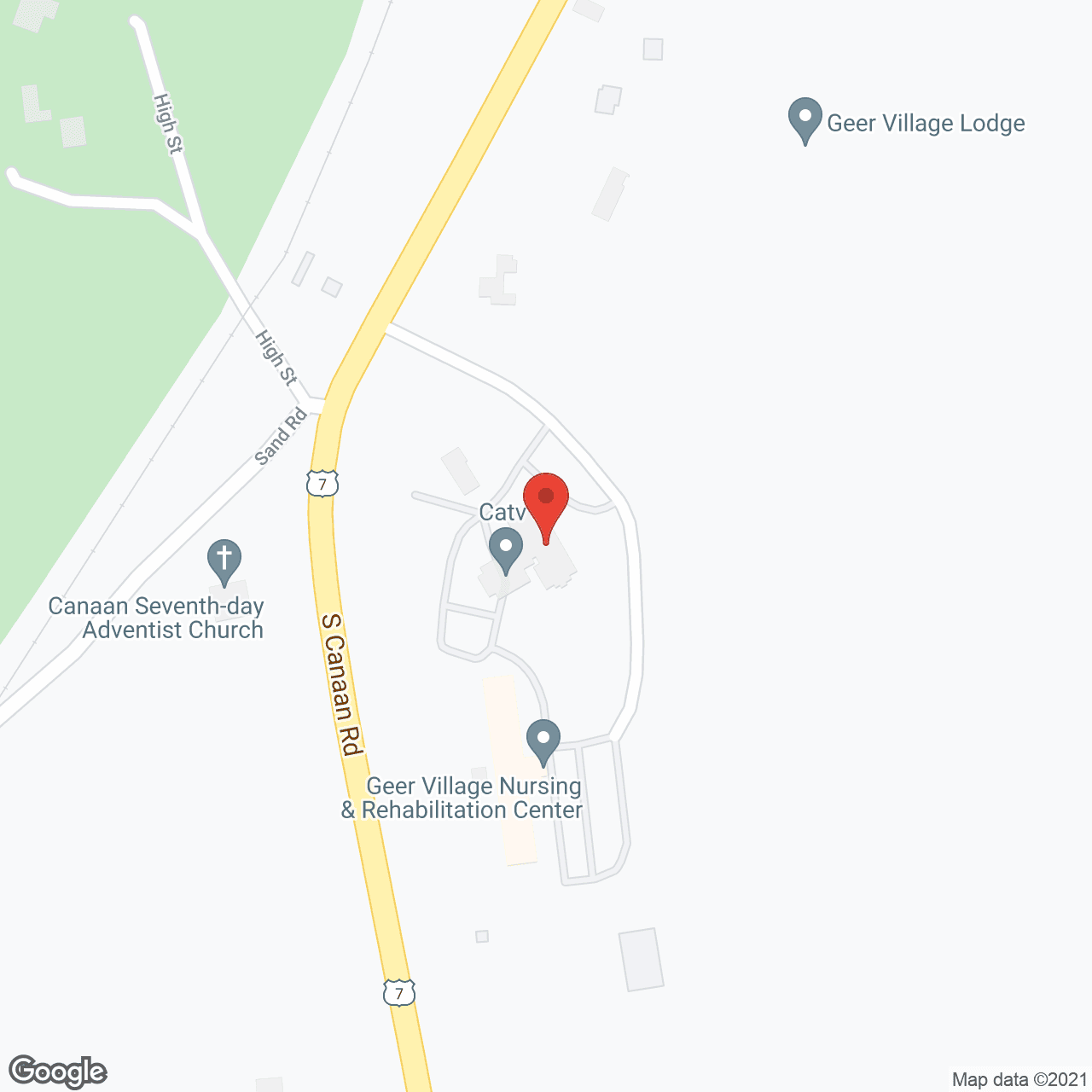 Geer Village in google map