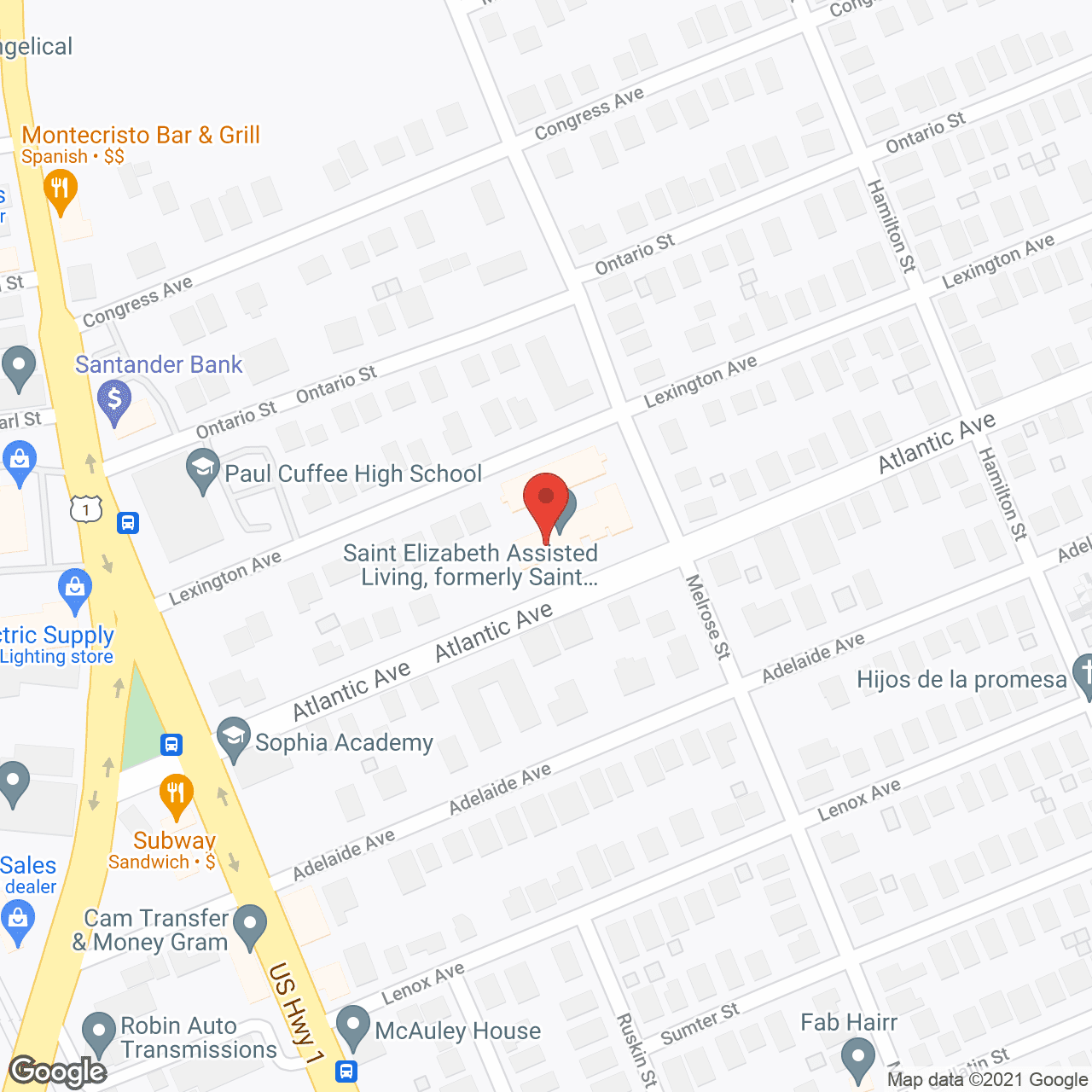 Saint Elizabeth Court in google map