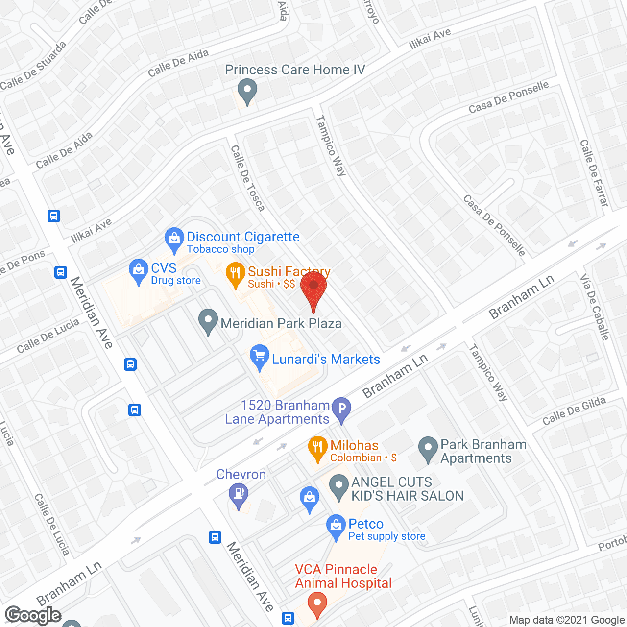 Villa Verde in google map